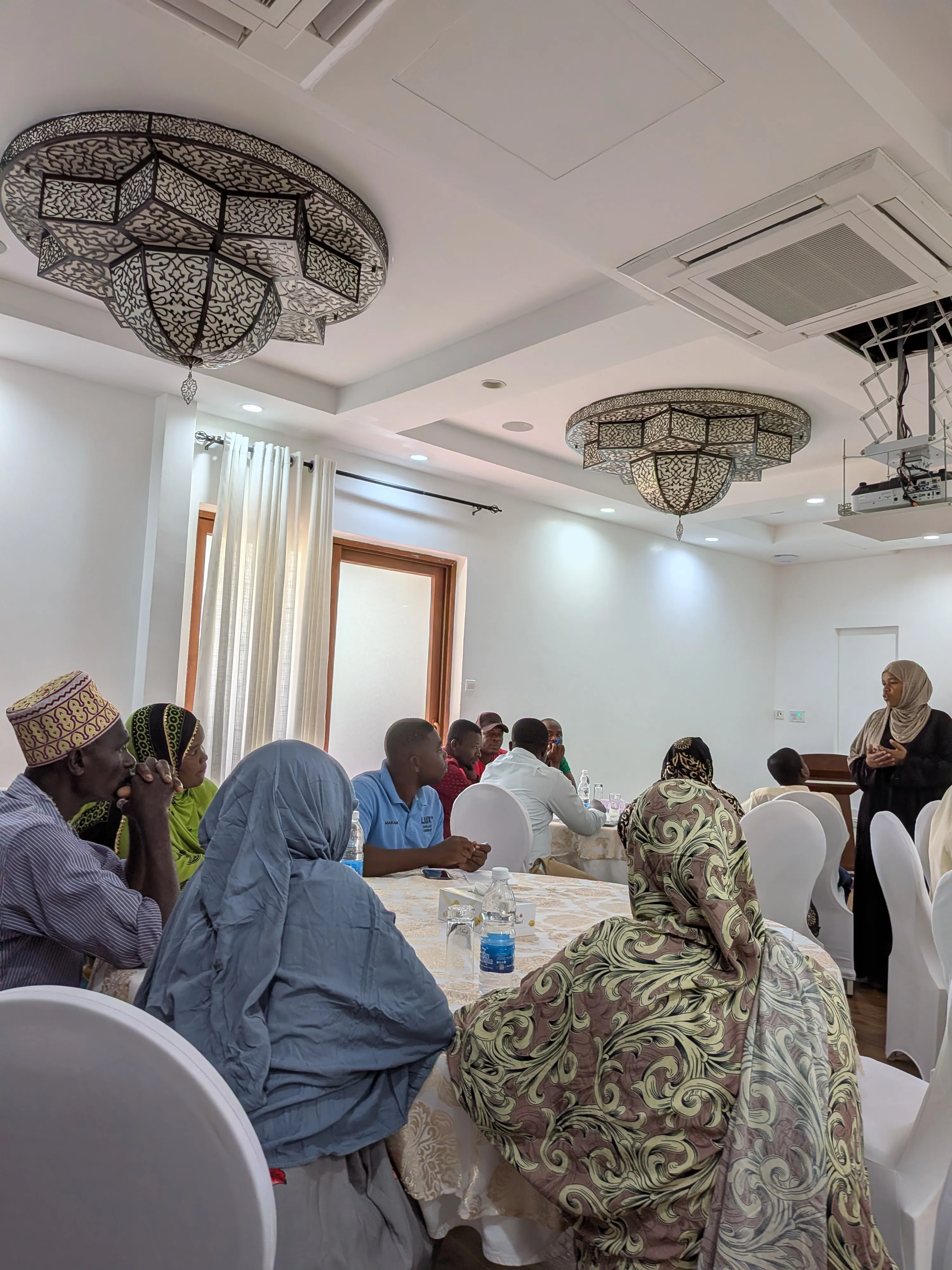 Community training session on sustainable tourism